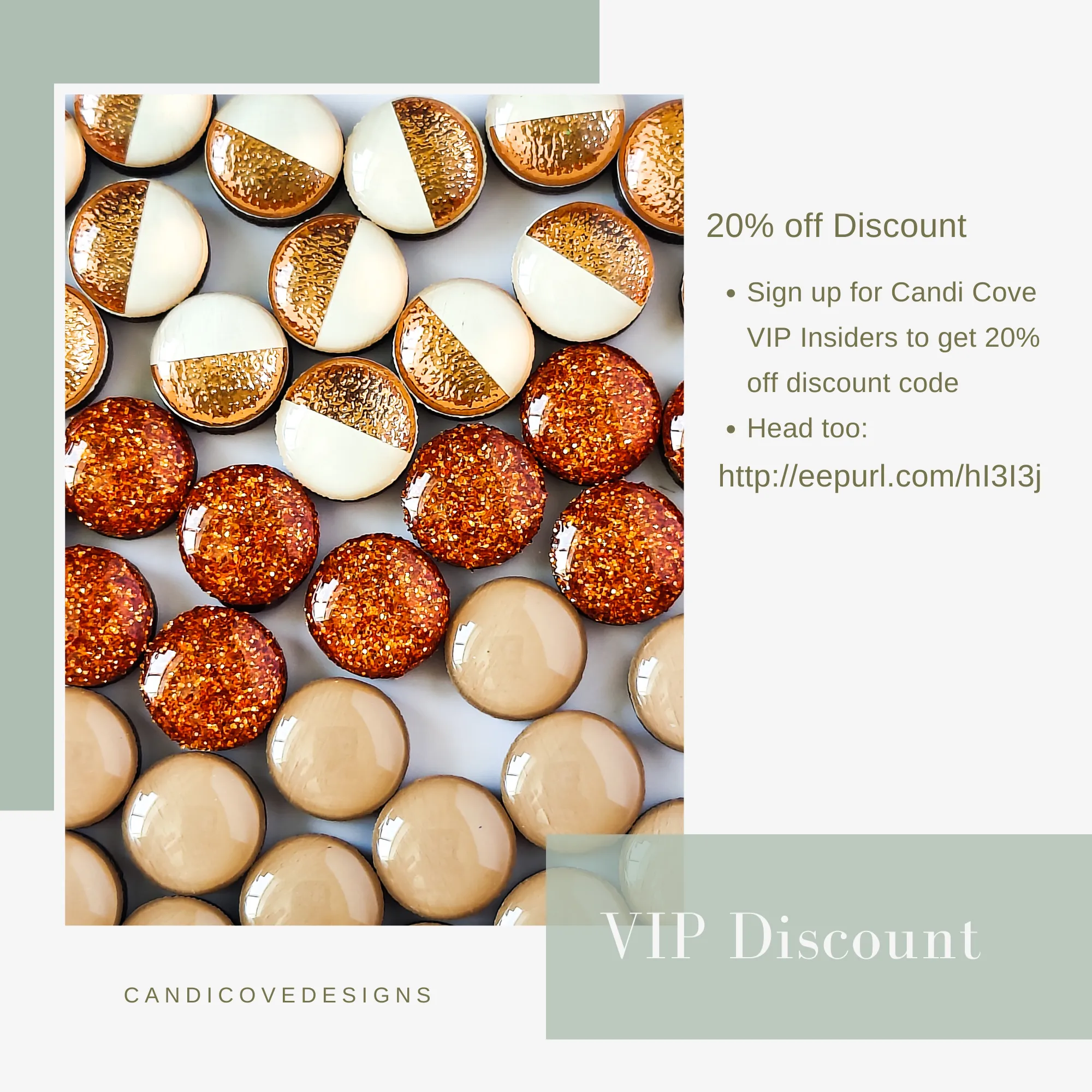 Ice Blue Shimmer Stud Earrings by Candi Cove Designs