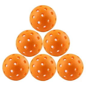 IUZIT Outdoor Pickleball Balls 40 Holes Specifically Designed for Pickleball Sport, High-Vis Optic Orange/Yellow Pickleballs USAPA Approved for Outdoor & Indoor Use