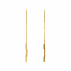 Link To Love Gucci Bar Thread Earrings