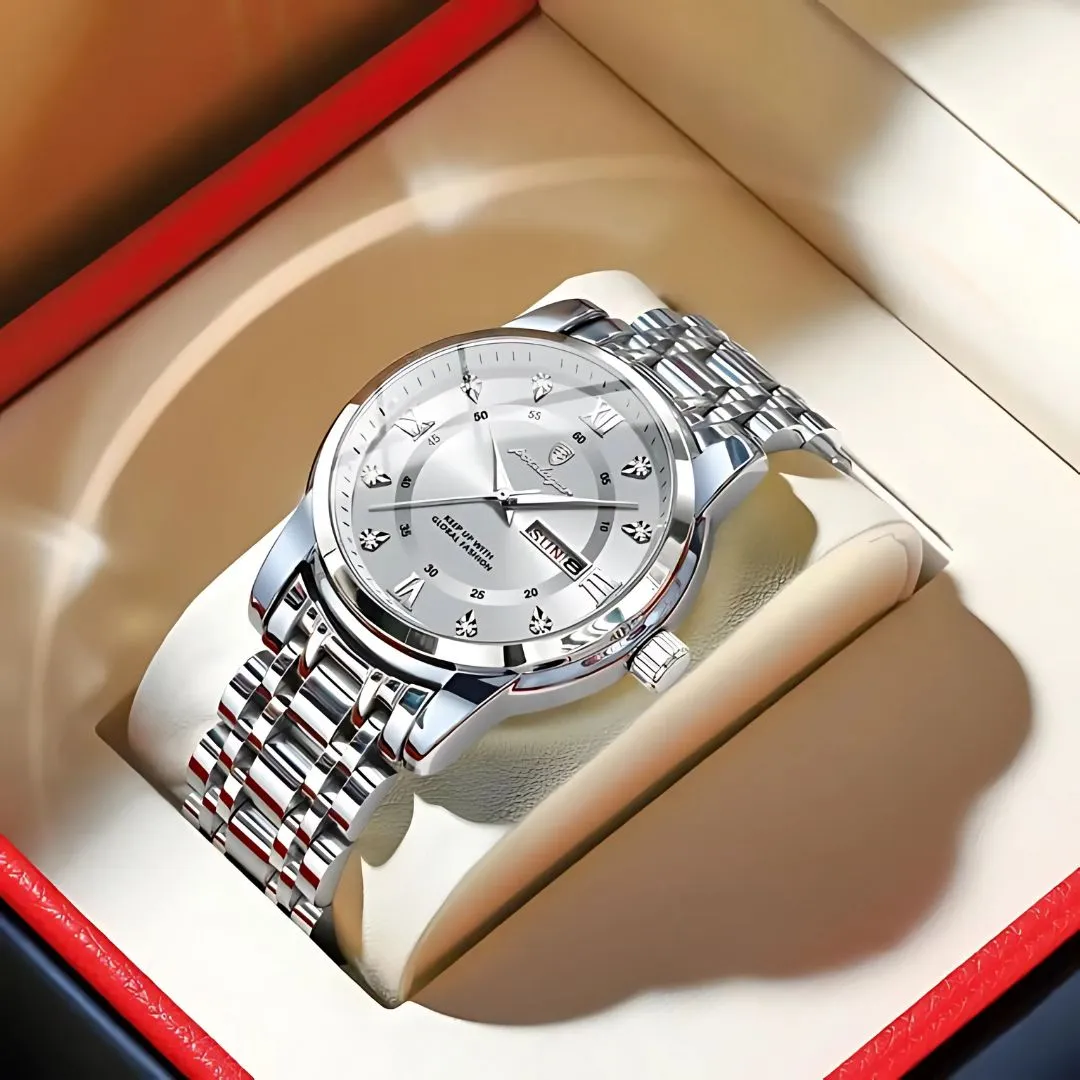 Luxury Men's Stainless Steel Sports Watch