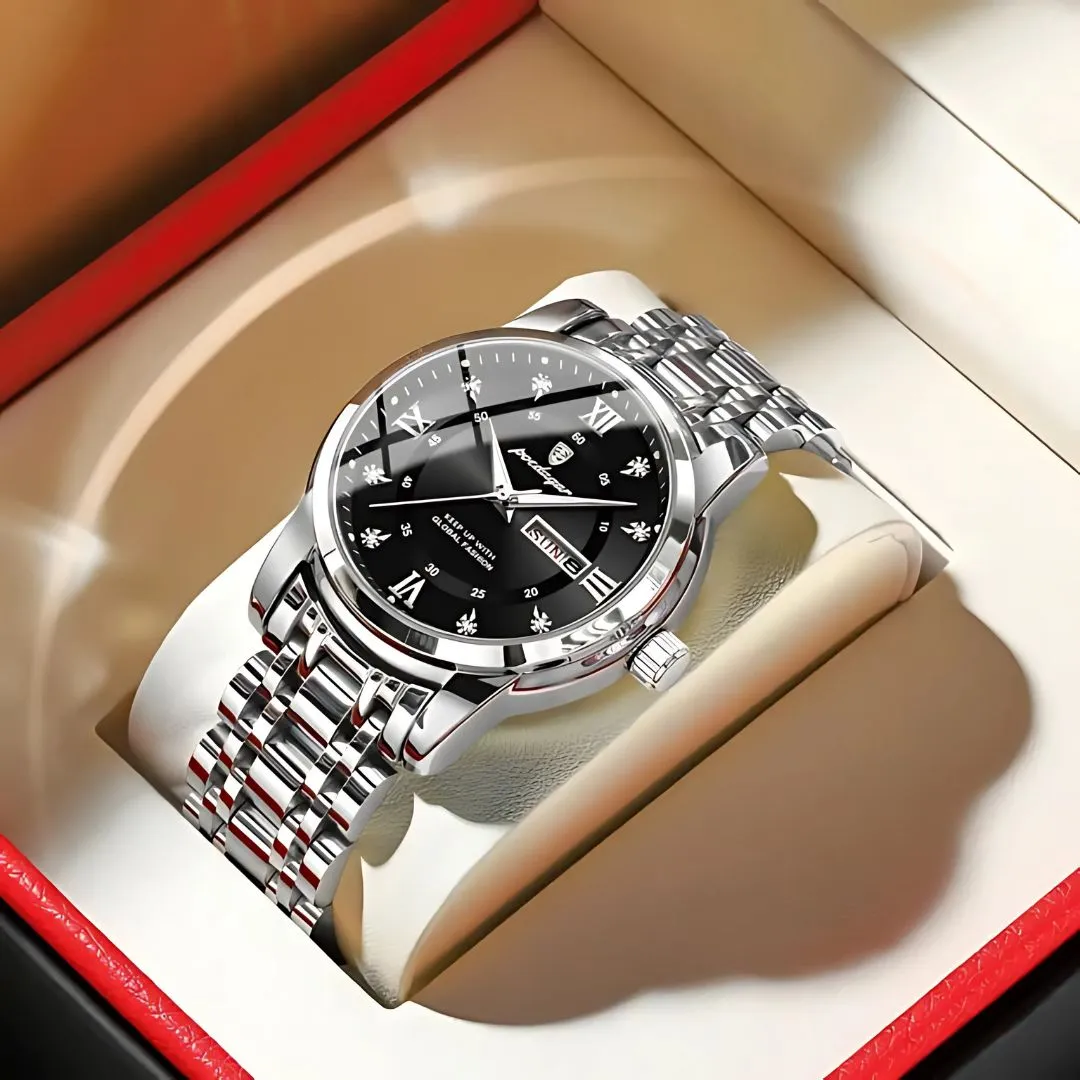 Luxury Men's Stainless Steel Sports Watch