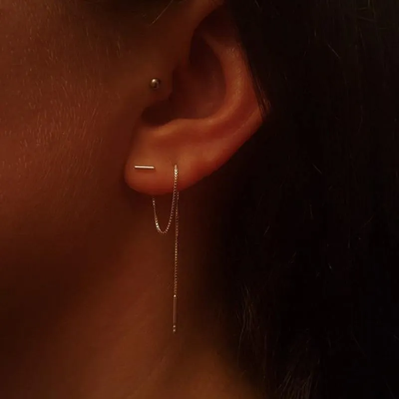 Minimalist Long Earring