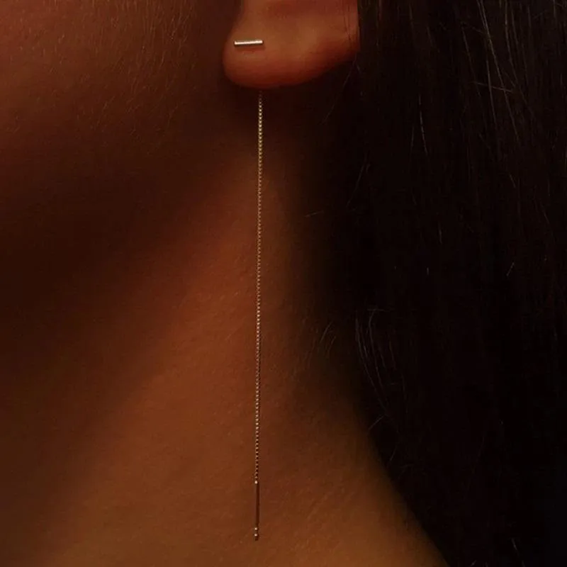 Minimalist Long Earring