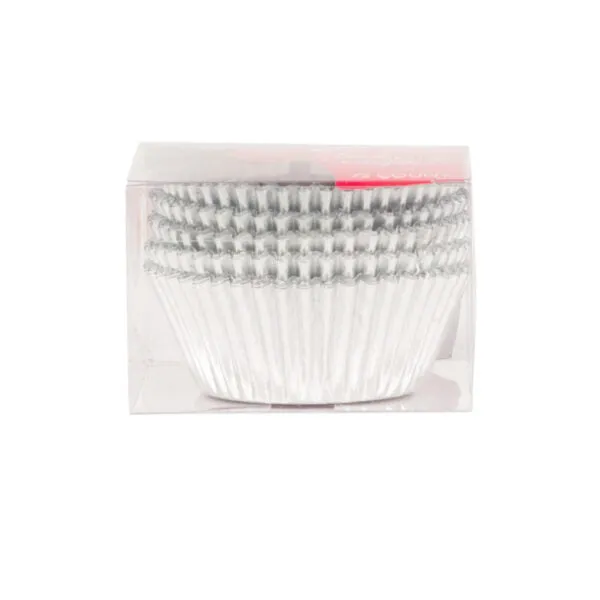 MiniWare Silver Foil Baking Cups 40pc