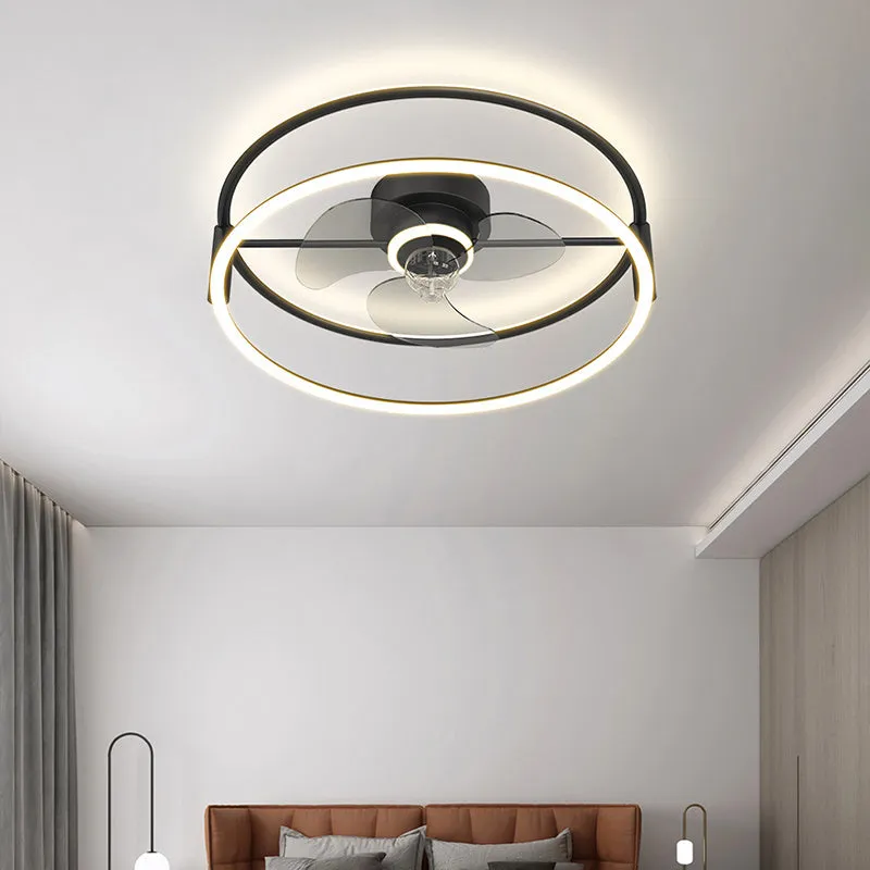Modern Simple Ceiling Electric Fan Lamp