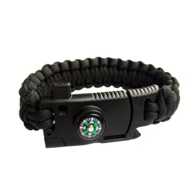 Multifunctional Paracord Survival Bracelet For Hiking