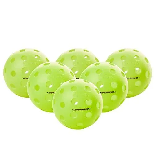 Onix Fuse G2 Pickleball Ball | Outdoor | Neon | 6 Pack