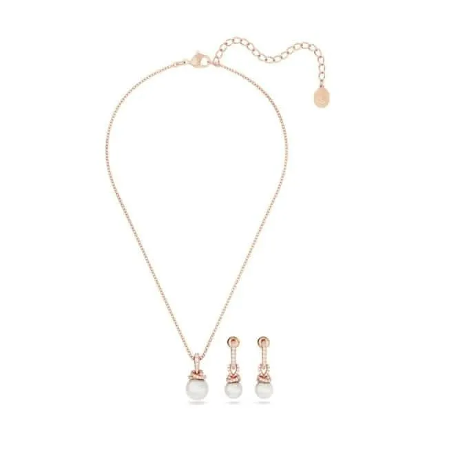 Originally White Rose Gold-tone Plated Set 5672835