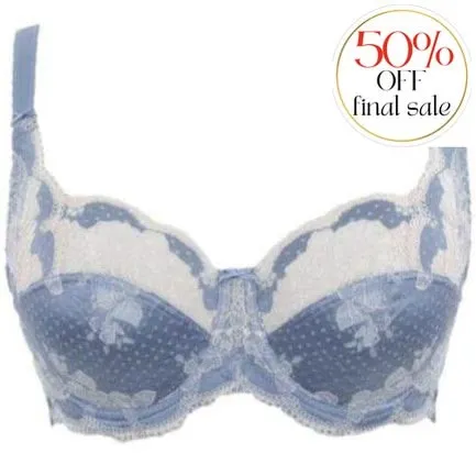Panache Clara Full Cup Bra in Crystal Blue 7255