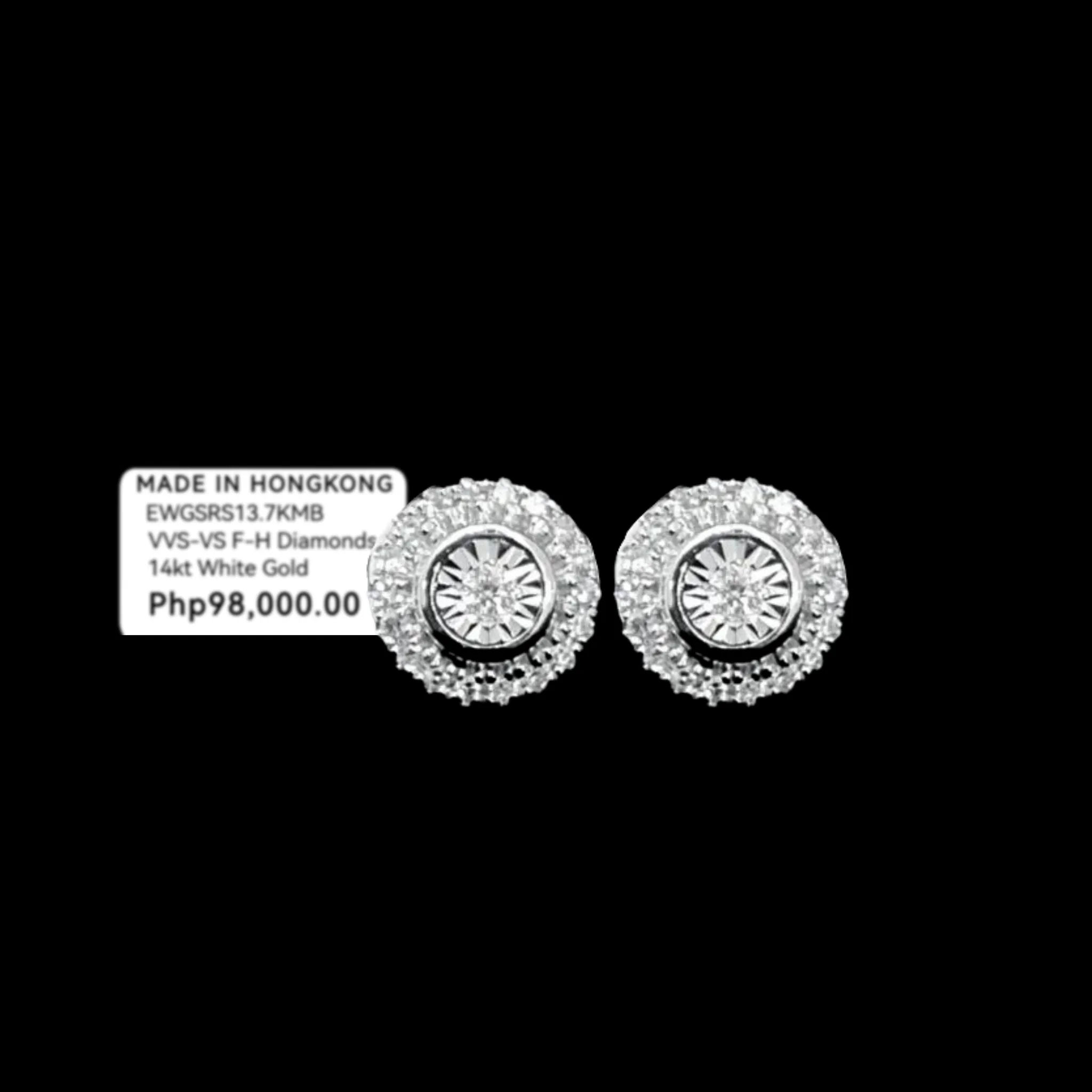PREORDER | Classic Daily Round Stud Diamond Earrings  14kt
