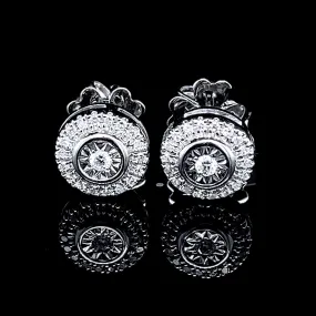 PREORDER | Classic Daily Round Stud Diamond Earrings  14kt