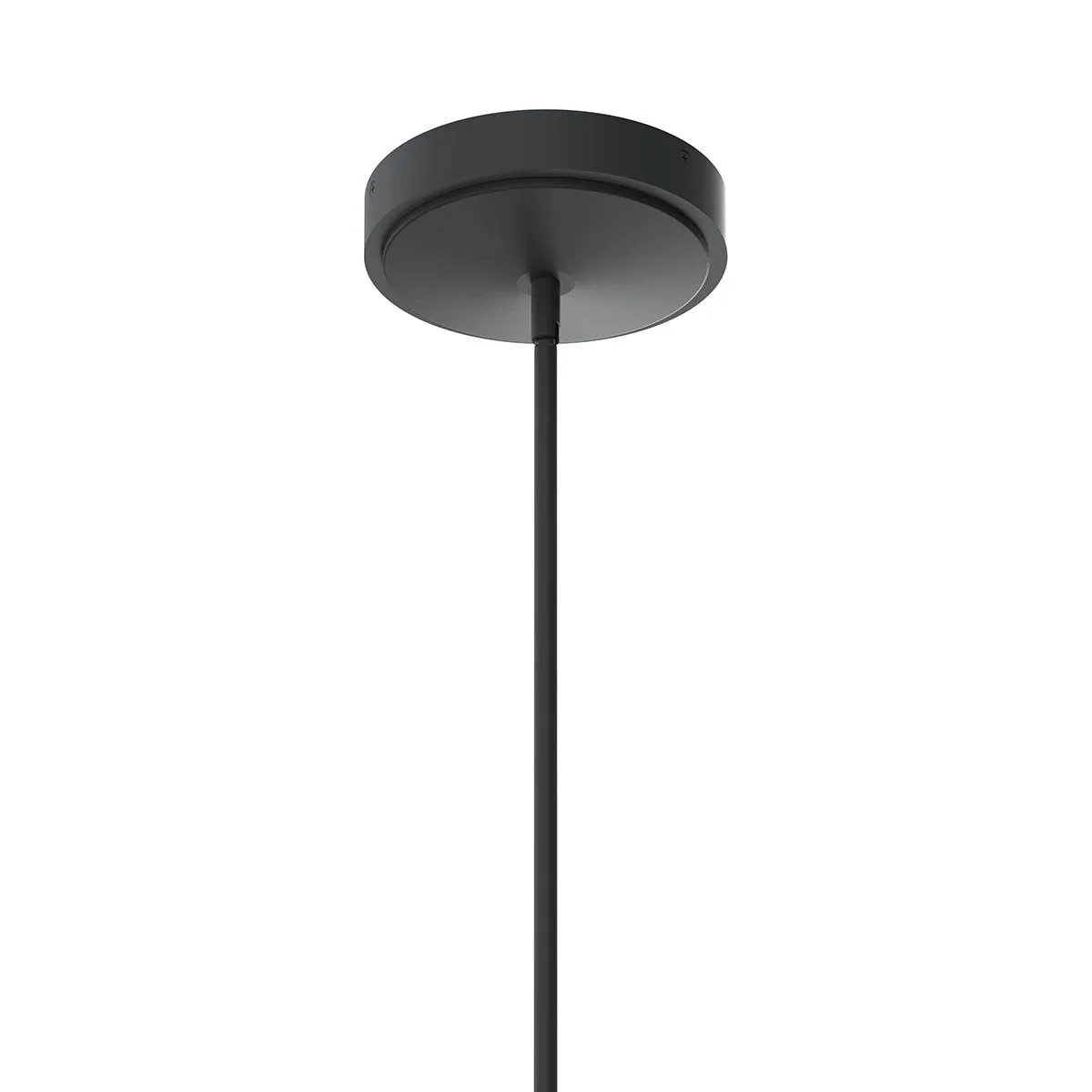 Priam 28 in. LED Chandelier Matte Black finish