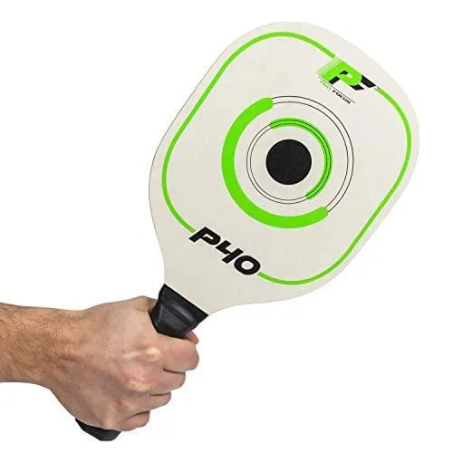 Pro Focus Pickleball Paddles P40 Doubles Pickleball Paddle Set - Features Premium Durable Wood Material with Cushioned Grip