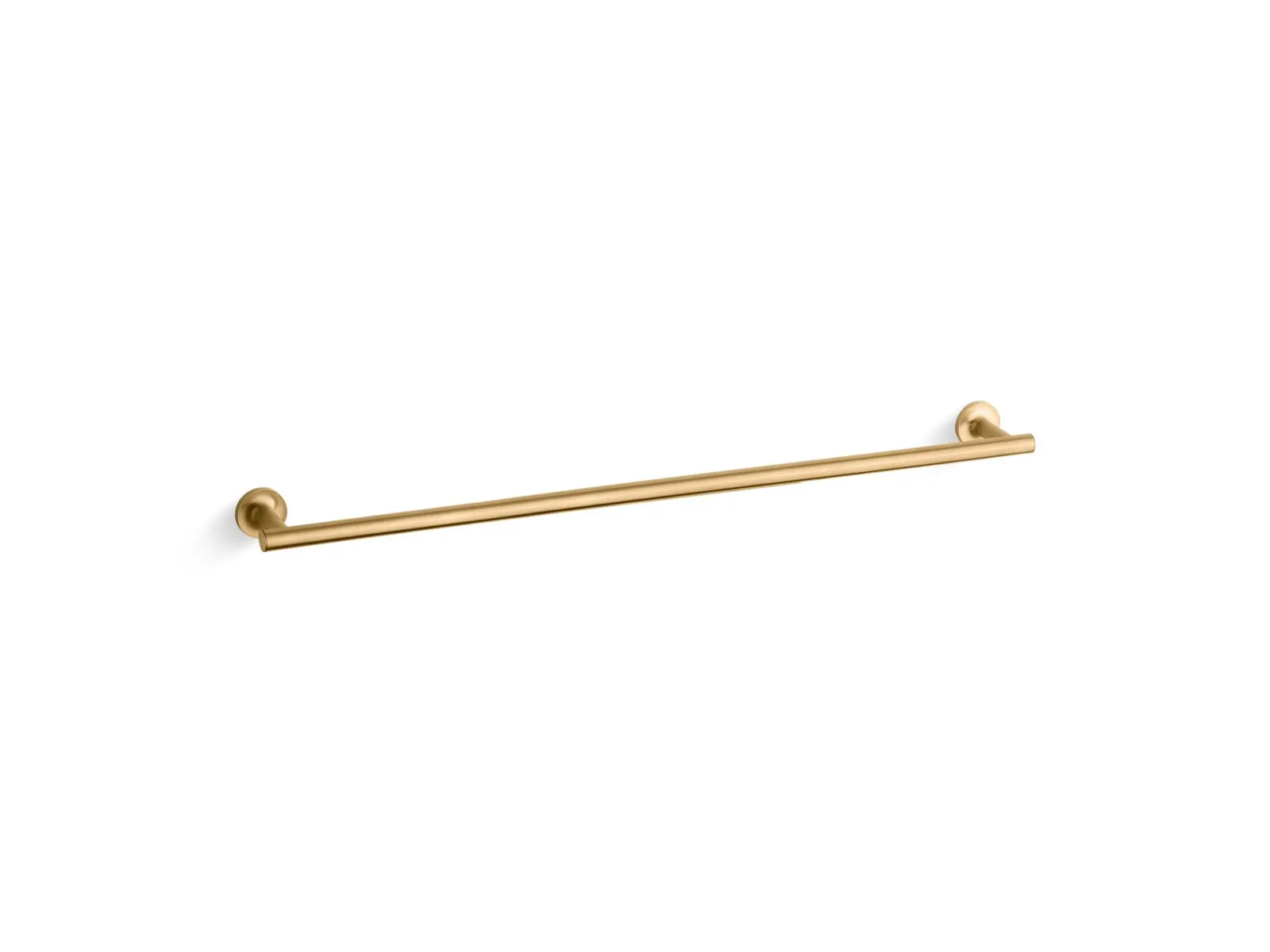 Purist 31.88" Towel Bar in Vibrant Brushed Moderne Brass