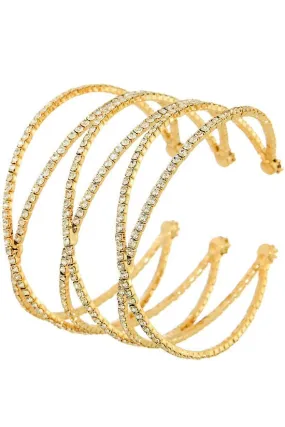Rhinestone Statement Cuff