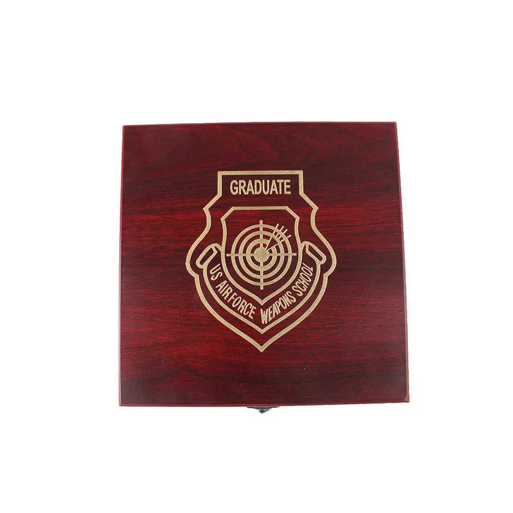 ROSEWOOD FLASK GIFT SET WITH CARDS