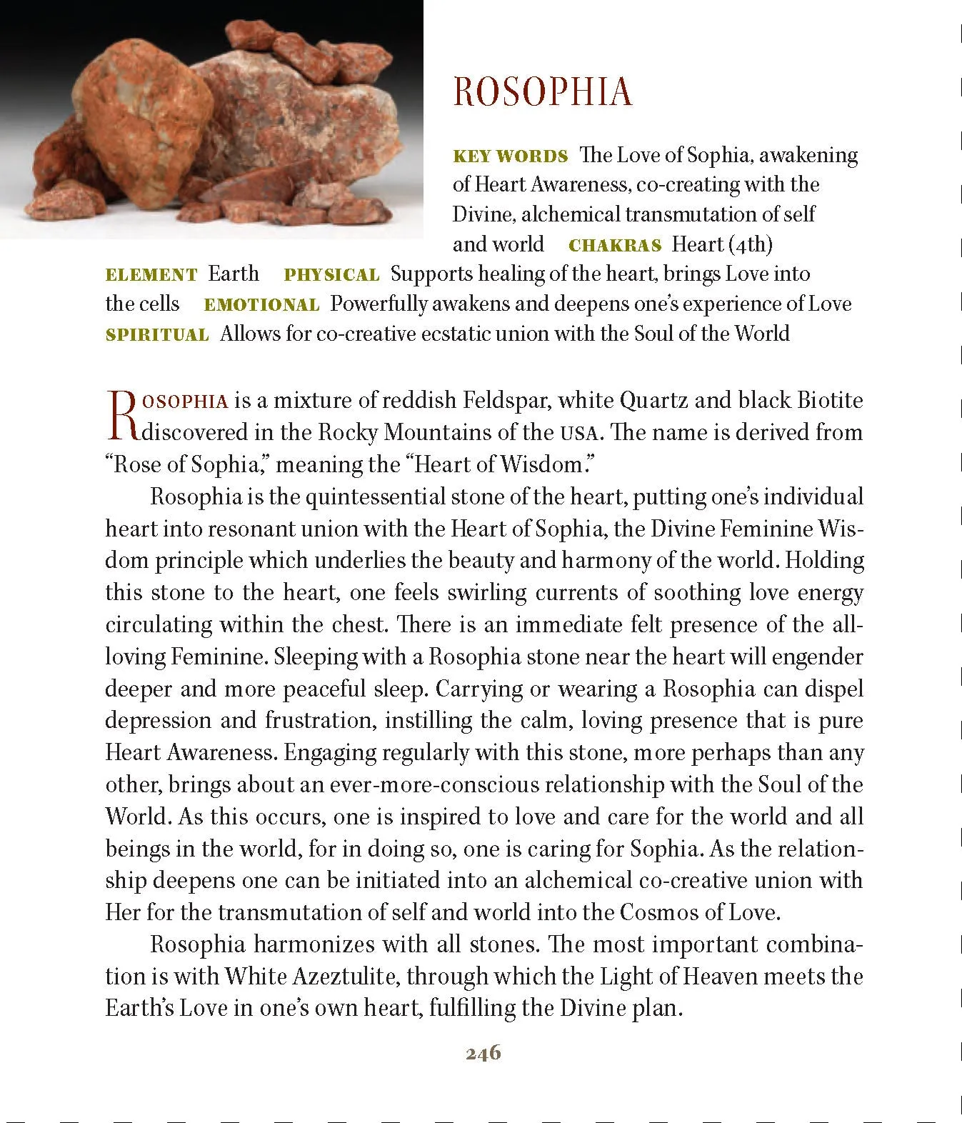 Rosophia Crystal Altar Stone