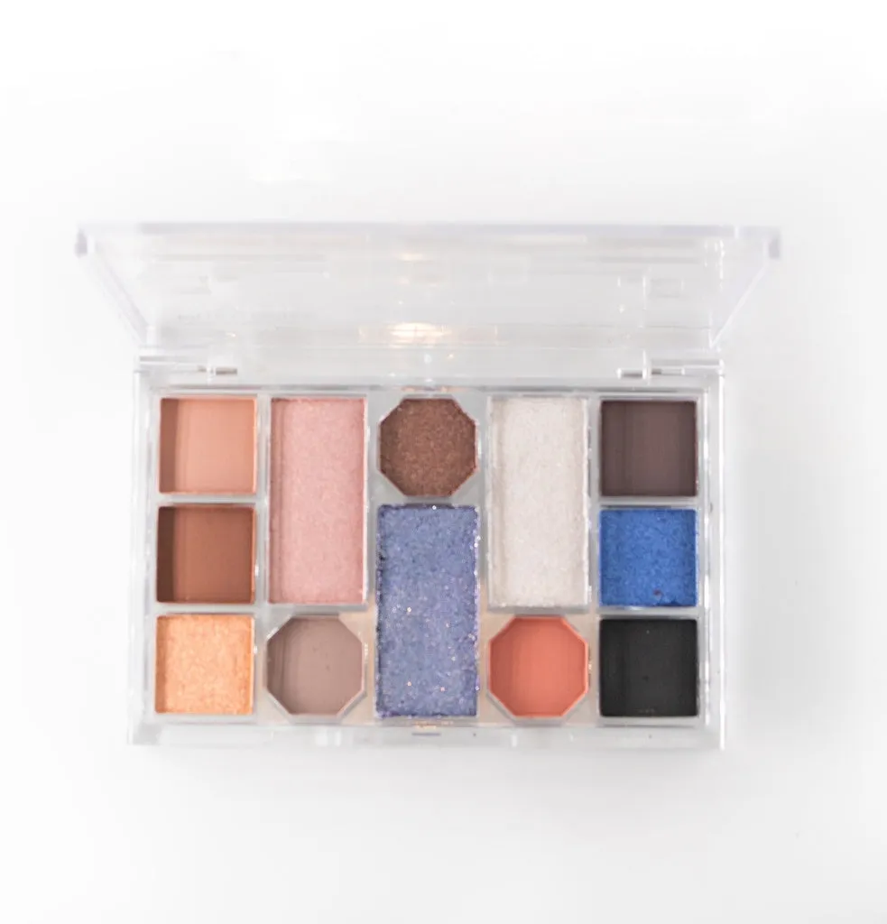 Ruby Rose Crystal Eyeshadow Palette 12 Shades HB 123