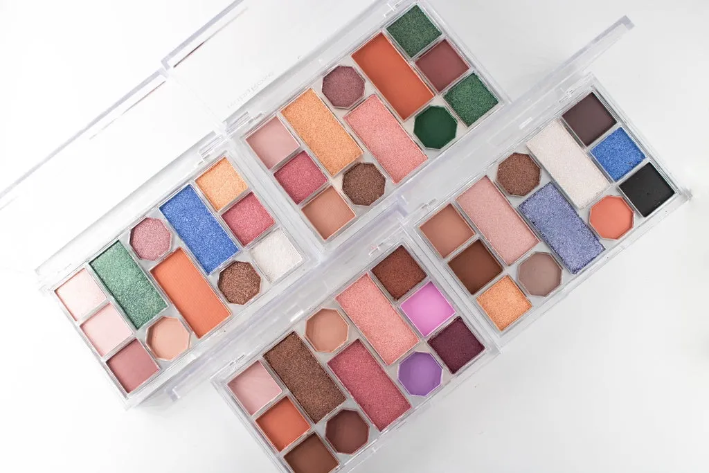 Ruby Rose Crystal Eyeshadow Palette 12 Shades HB 123
