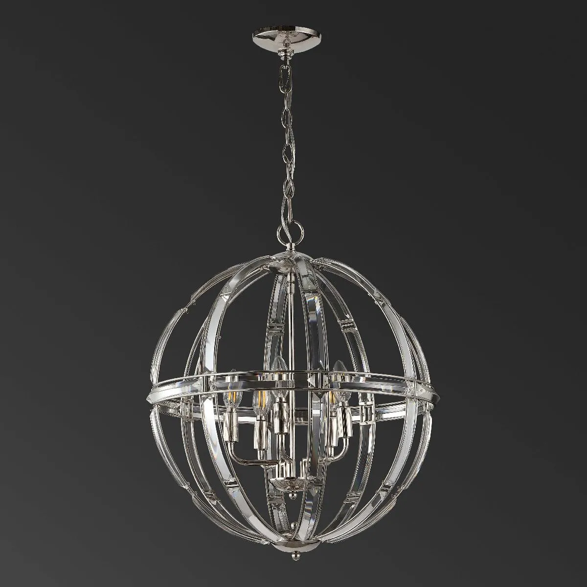 Safavieh Couture Giordano Rd Crystal Chandelier, CTL1018