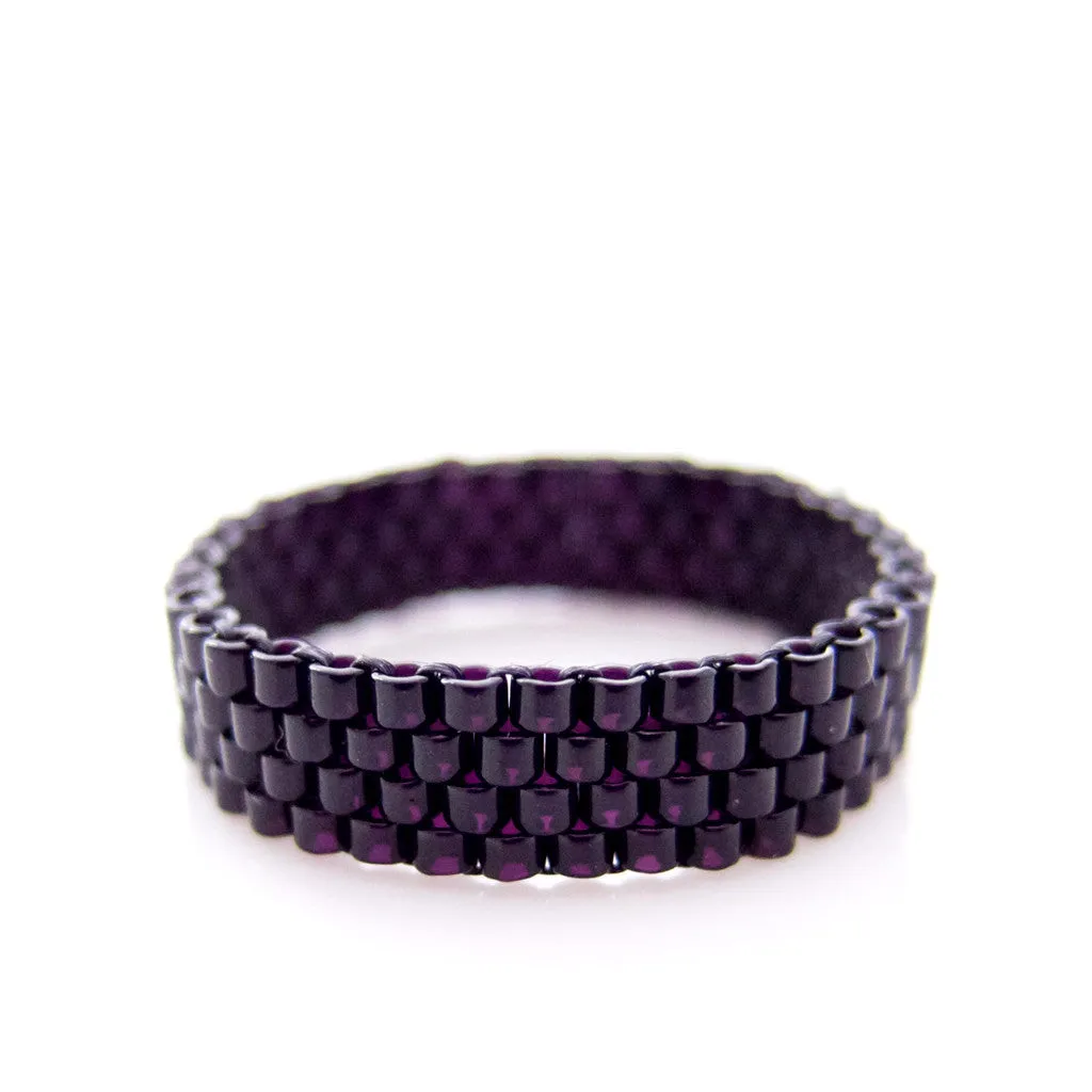 Skinnies Noir Beaded Ring