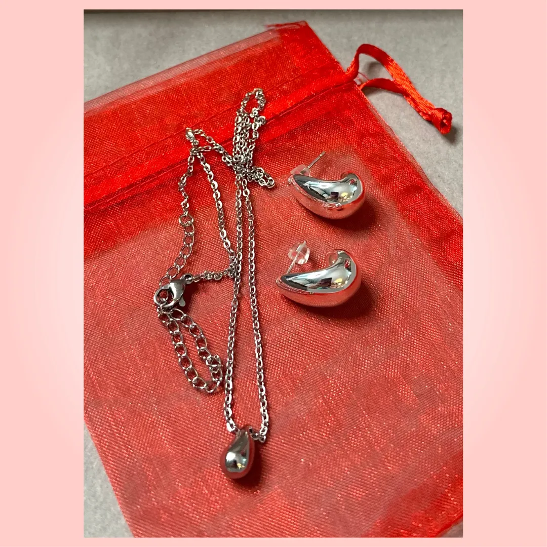 Stainless Steel Teardrop Set