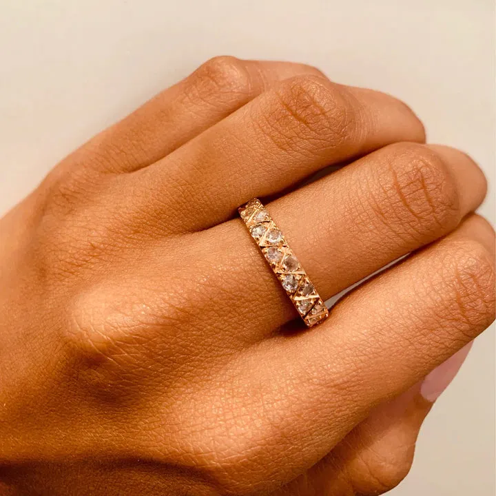 Stella Rose Cut Diamond Band