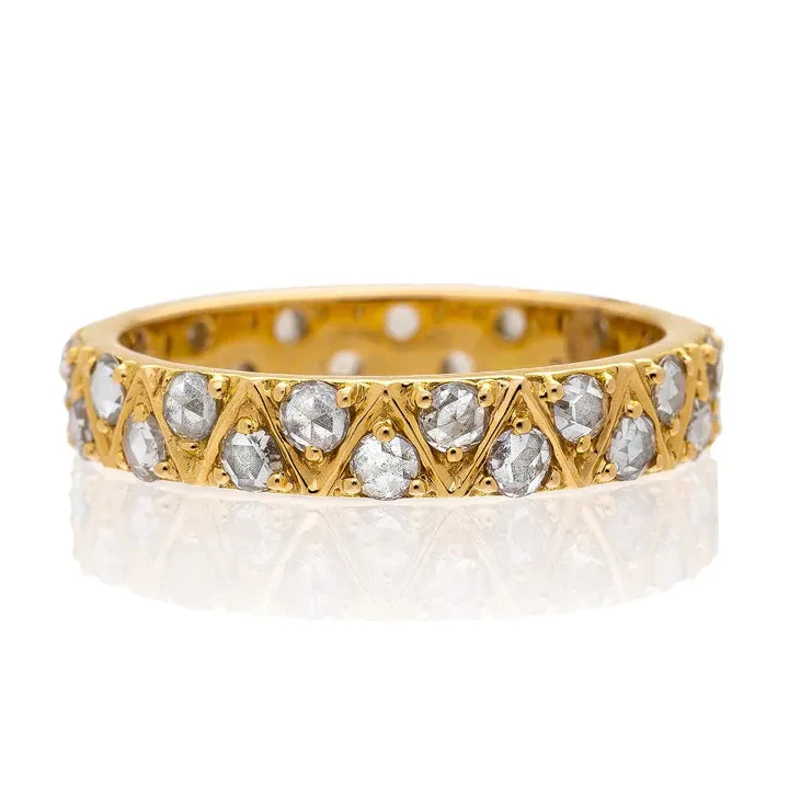 Stella Rose Cut Diamond Band