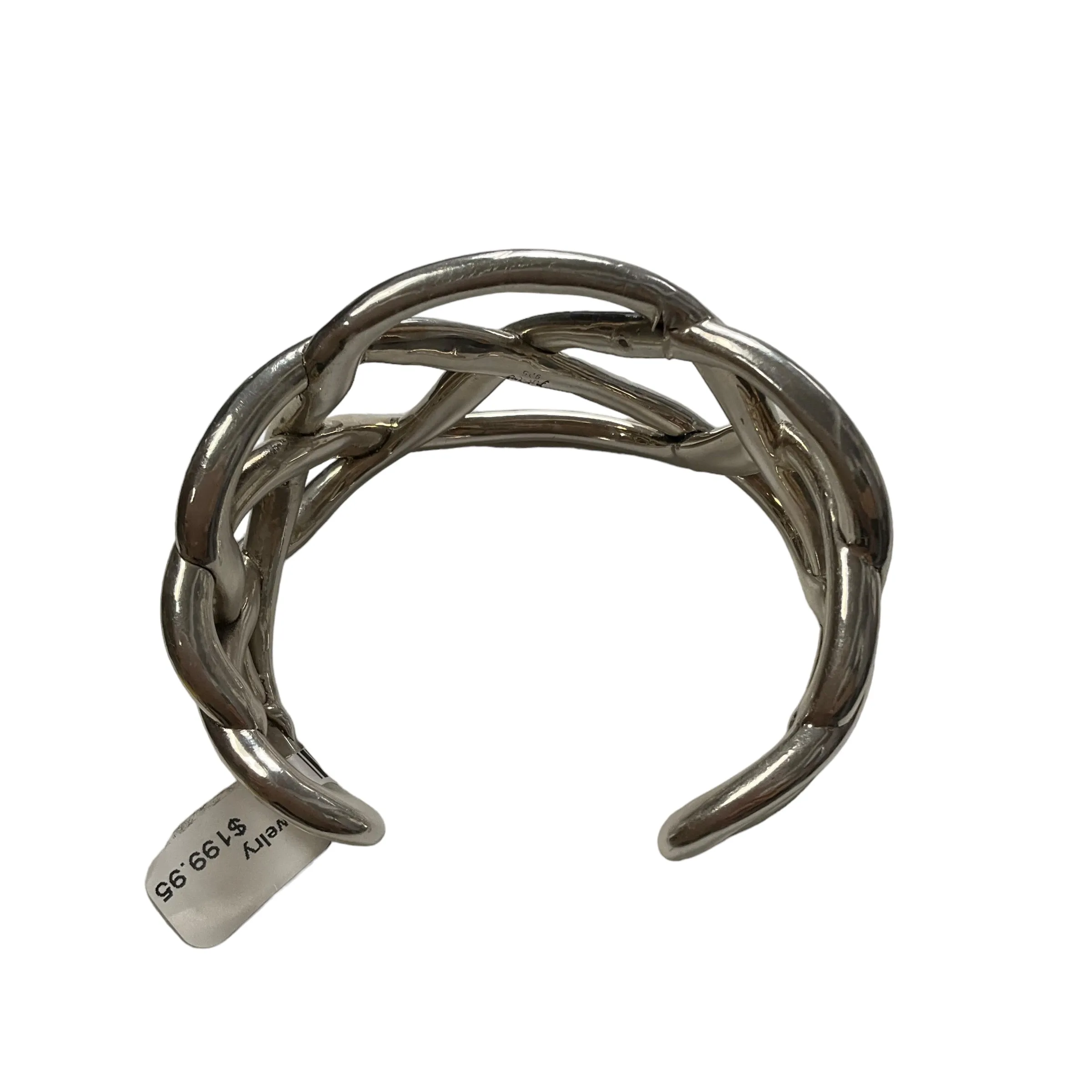 Sterling Silver Latice Cuff