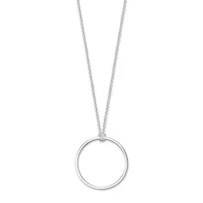 Sterling Silver Thomas Sabo Charm Club Silver Circle Chain 70cm