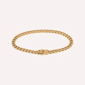 Svelte Stephen 5mm Chain Bracelet 18K Gold