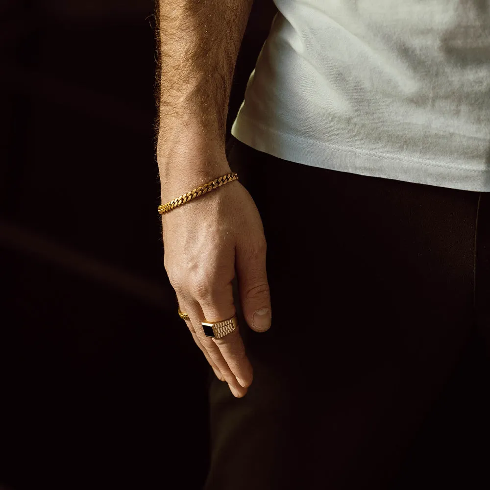Svelte Stephen 5mm Chain Bracelet 18K Gold