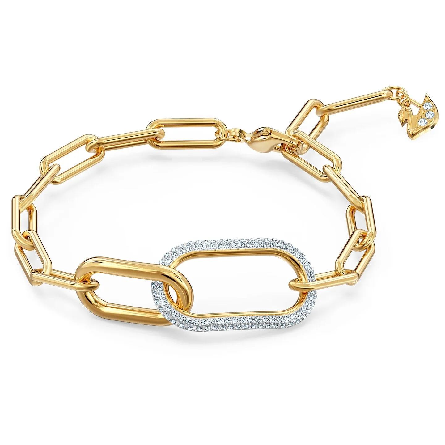 Swarovski Time Bracelet, White, Mixed metal finish 5566003