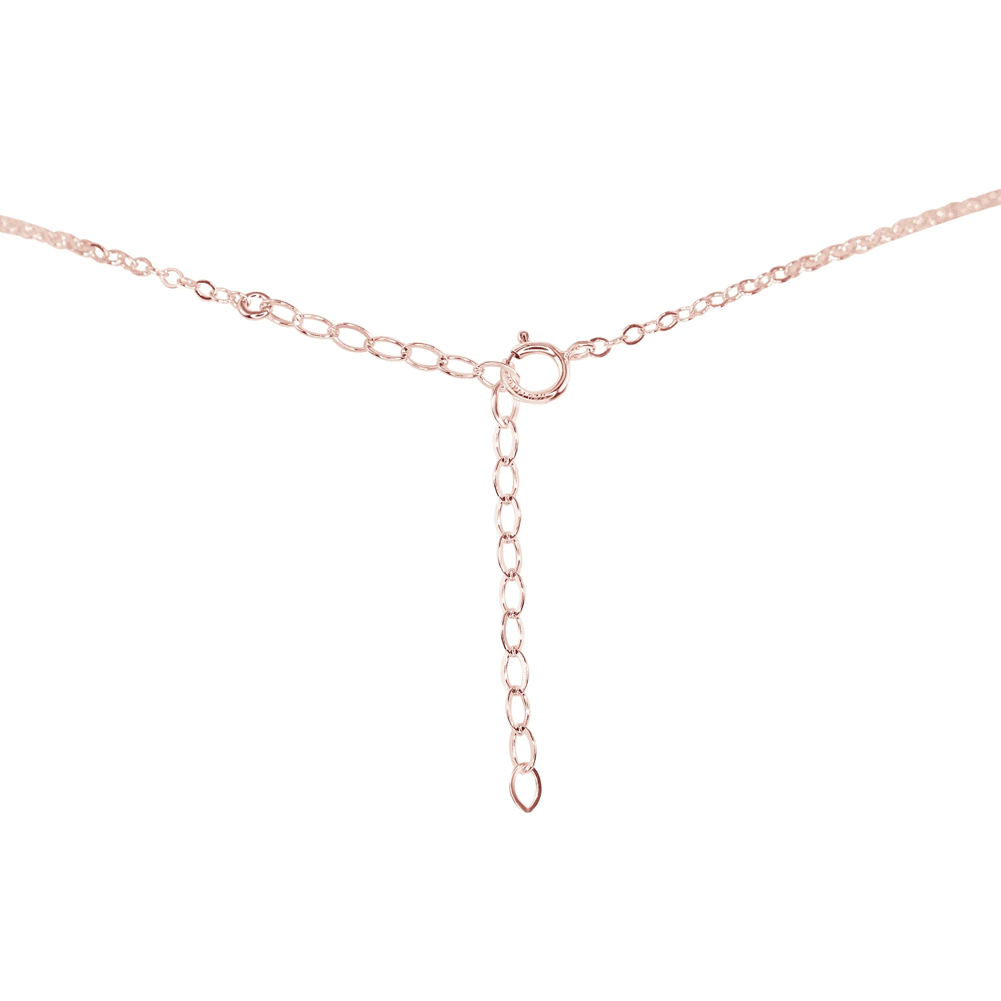 Tiny Prehnite Teardrop Crystal Necklace