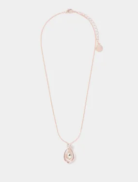 Tomi Teardrop Stone Necklace