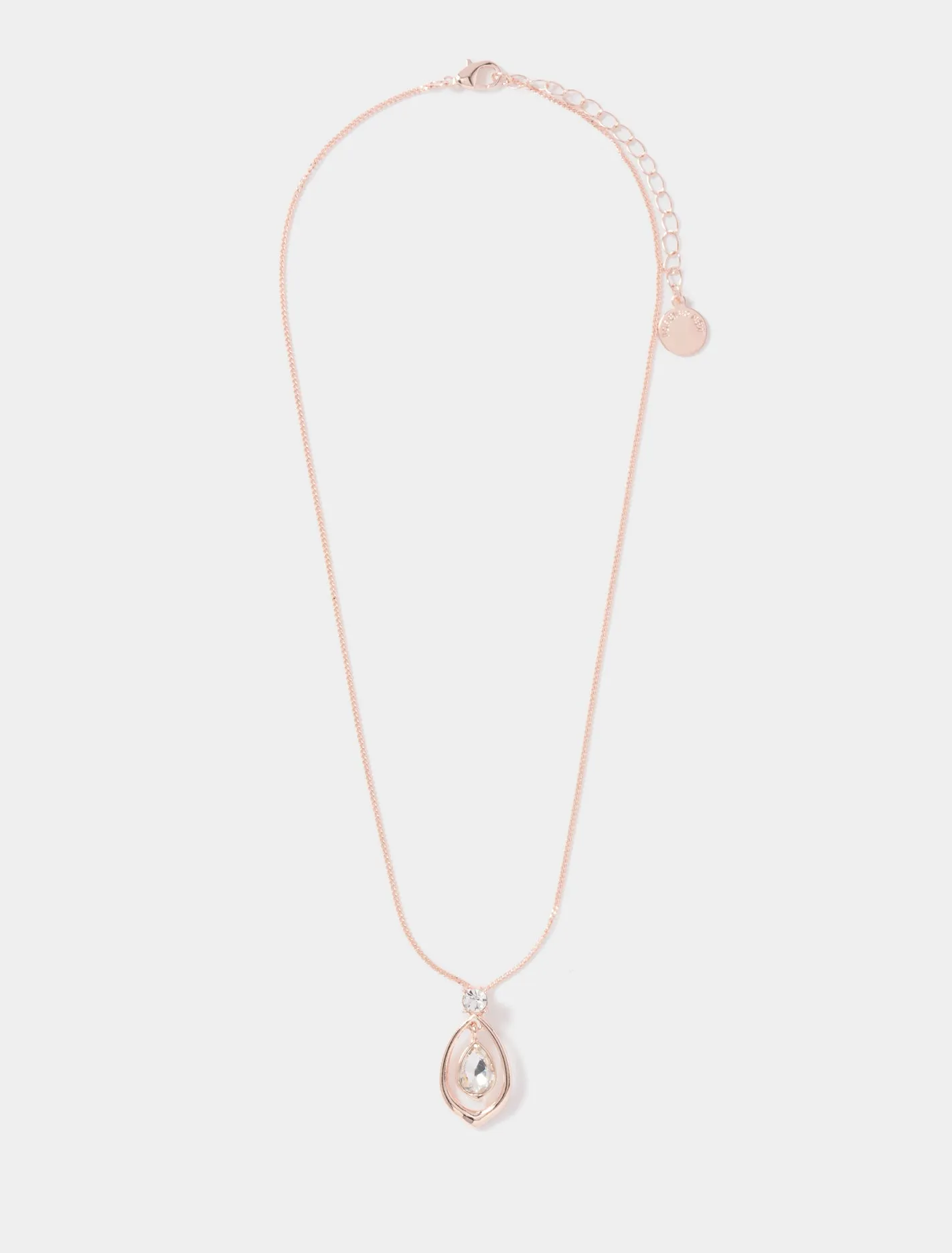 Tomi Teardrop Stone Necklace
