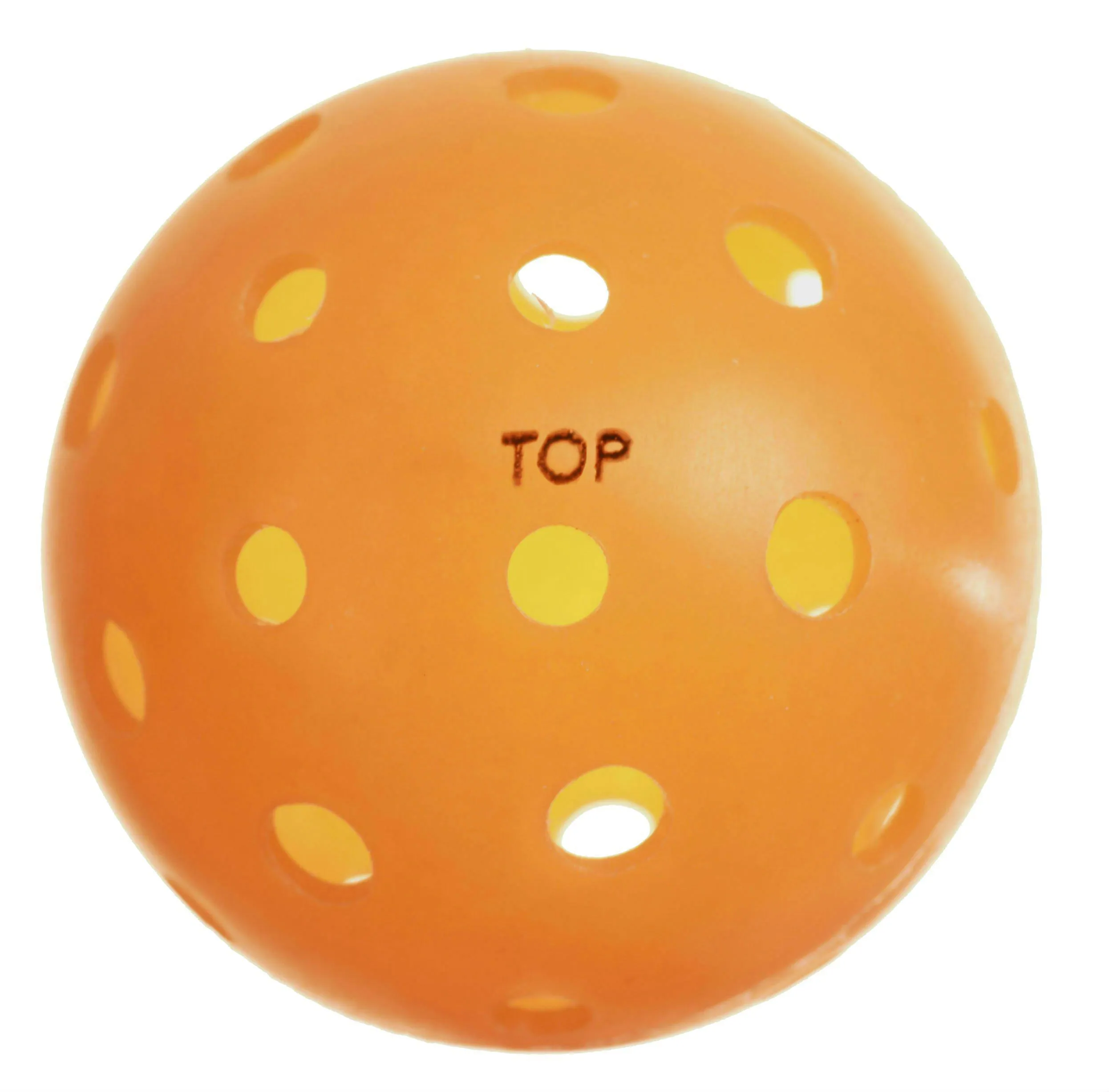 TOP ball (The Outdoor Pickleball) - DOZEN (12 Balls) - Orange - USAPA Approved for Tournament Play