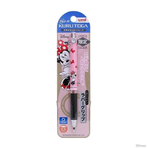UNI M5856DS1P KURU TOGA 0.5mm not easy to break the core mechanical pencil Mickey Minnie Winnie the Pooh Rapunzel
