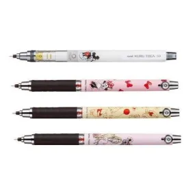 UNI M5856DS1P KURU TOGA 0.5mm not easy to break the core mechanical pencil Mickey Minnie Winnie the Pooh Rapunzel