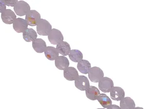 White Transparent Rainbow Spherical Crystal Beads