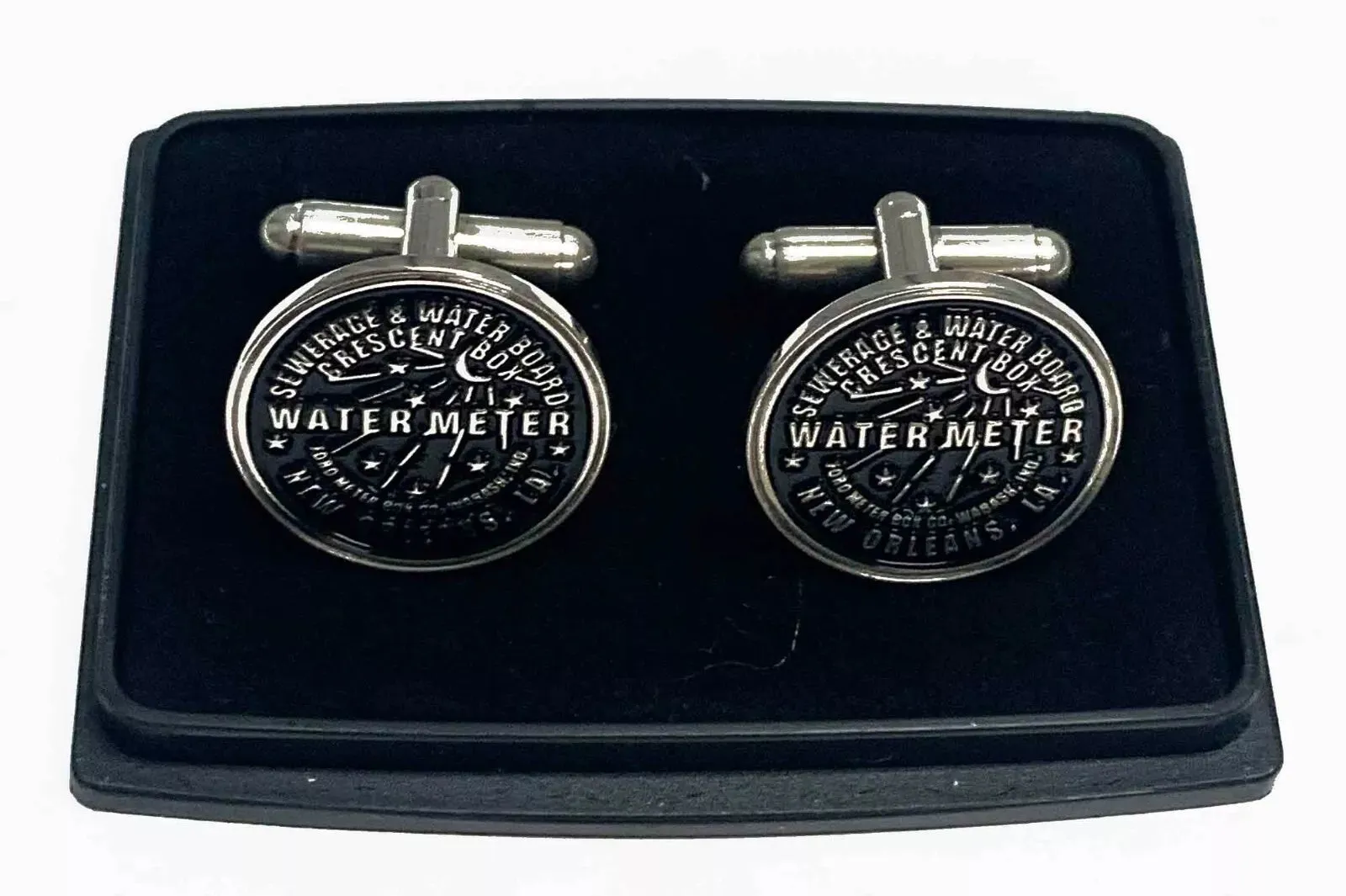 Z New Orleans Sewerage and Water Board - Water-Meter Cuff Links